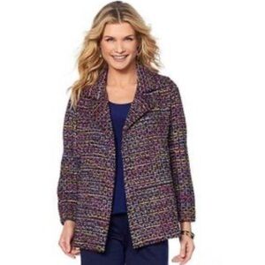 Slinky Brand Women's Multicolor Blazer